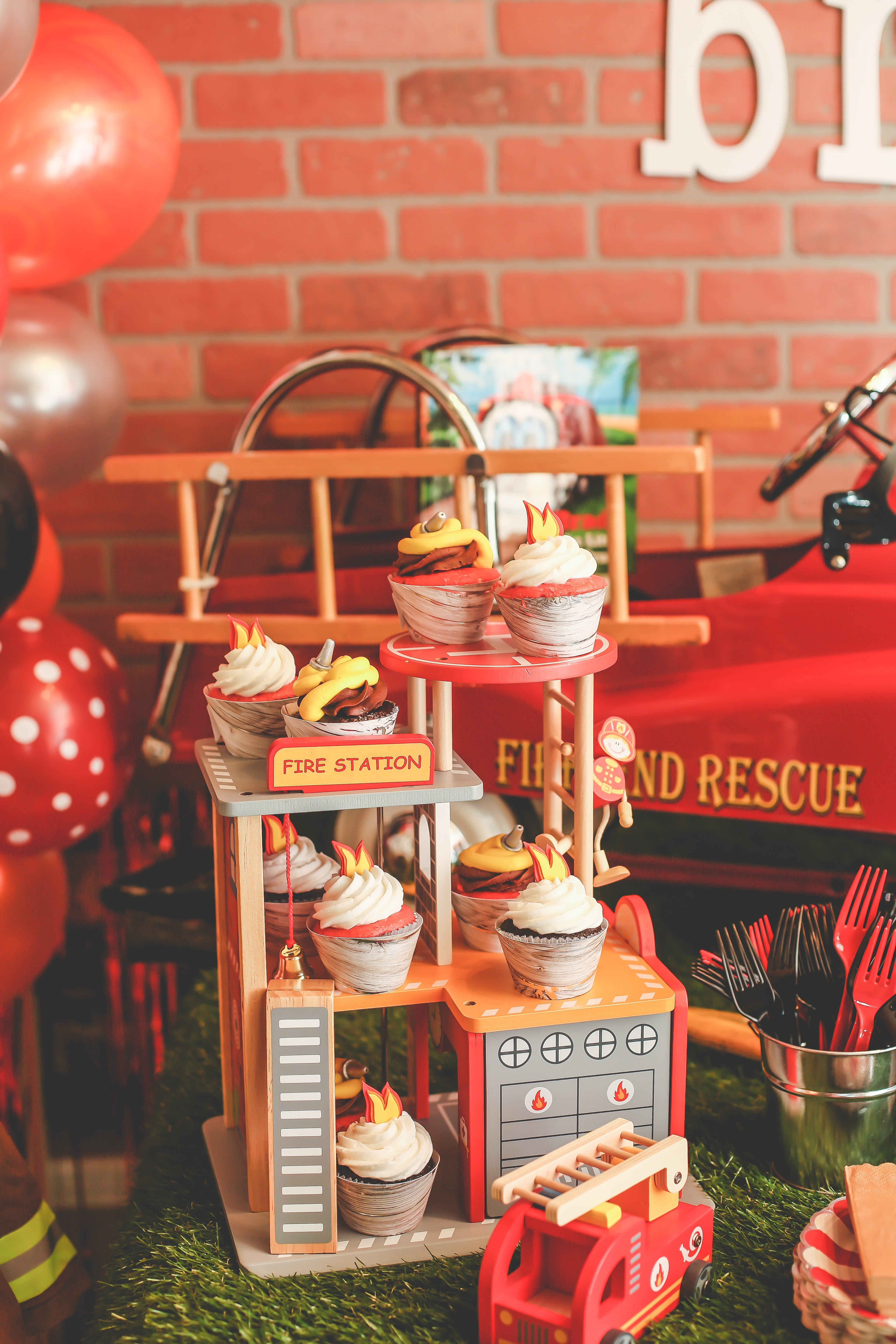 Brady S Fire Station One First Birthday The Massey Spot