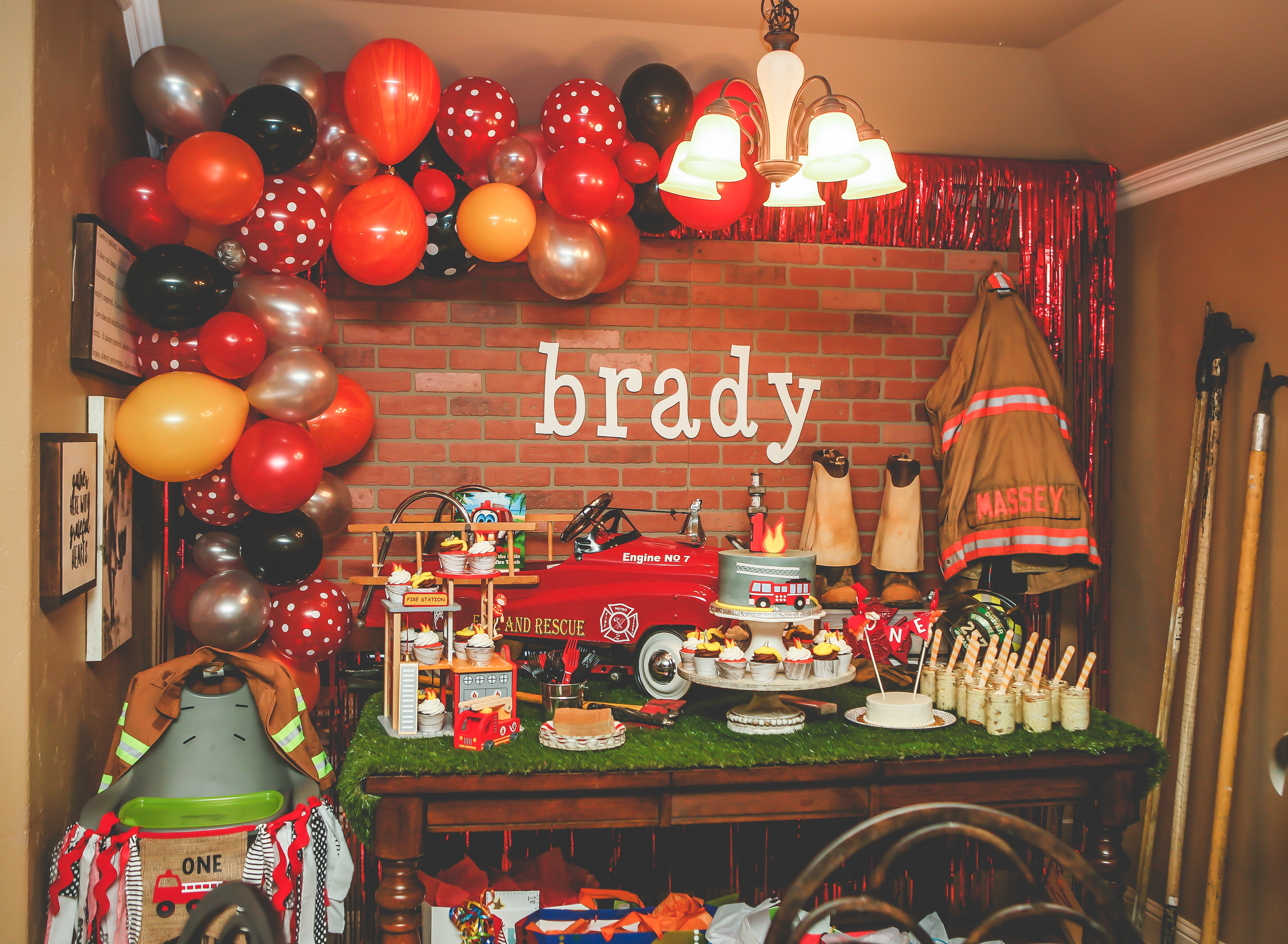Brady S Fire Station One First Birthday The Massey Spot